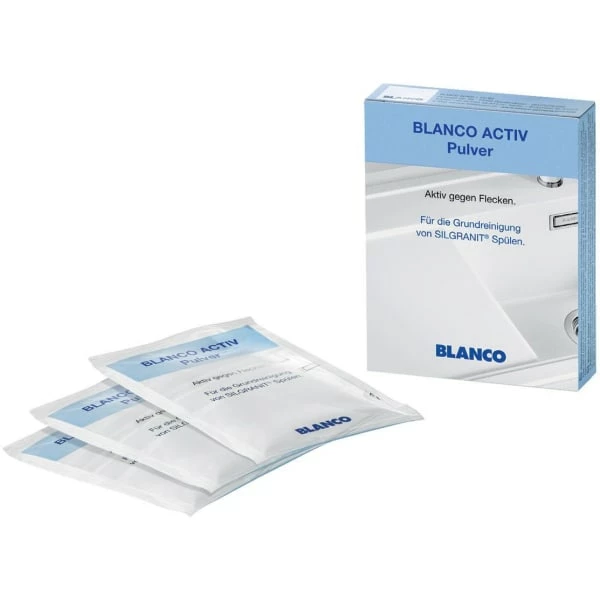 Blanco-Activ Pulver til Silgranit vasker (pakke m/3 poser) Blanco-Activ Pulver Til Silgranit Vasker (pakke M/3 Poser) -Intra Butikk blanco activ pulver til silgra