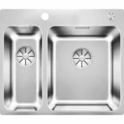 Blanco Solis 340/180-IF/A MXI Kjøkkenvask 58,5x50 Cm, Høyre, Rustfritt Stål