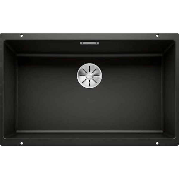 Blanco Subline 700-U UXI kjøkkenvask 73x46 cm, sort Blanco Subline 700-U UXI Kjøkkenvask 73x46 Cm, Sort -Intra Butikk blanco subline 700 u uxi kjkk 4