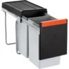 Franke Cube 30 Avfallsorteringssystem, 2x15l, Grå