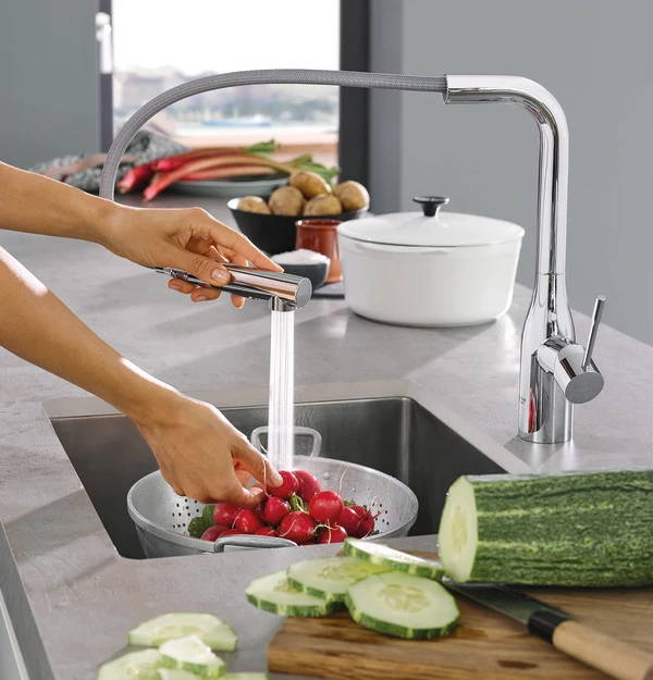 Grohe Essence kjøkkenarmatur, uttrekkbar tut, krom Grohe Essence Kjøkkenarmatur, Uttrekkbar Tut, Krom -Intra Butikk grohe essence kjkkenarmatur 6