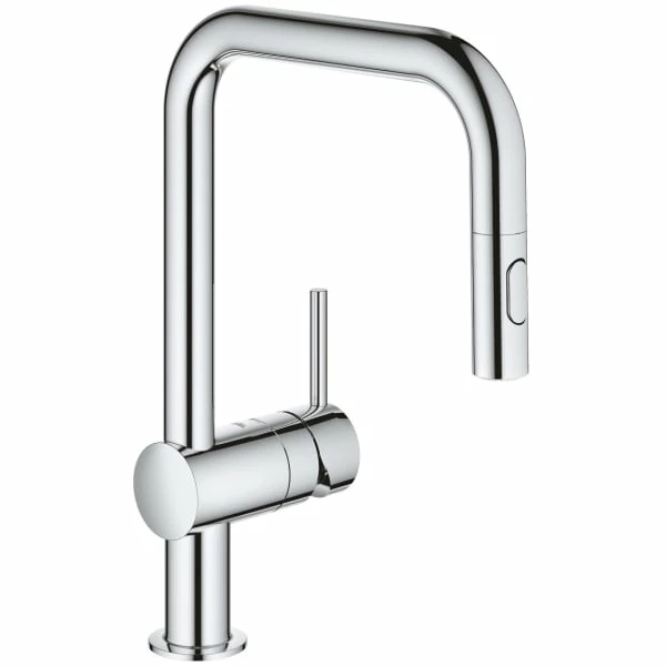 Grohe Minta kjøkkenarmatur, uttrekkbar tut, krom Grohe Minta Kjøkkenarmatur, Uttrekkbar Tut, Krom -Intra Butikk grohe minta kjkkenarmatur ut 9