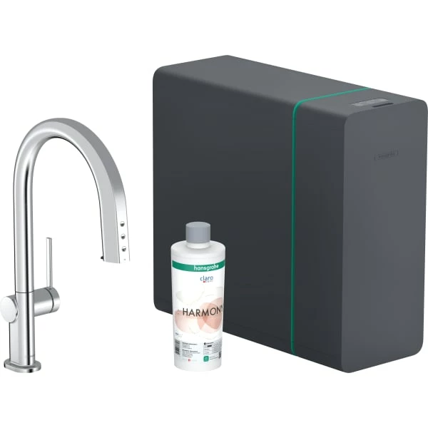 Hansgrohe Aqittura M91 Soda kjøkkenarmatur, uttrekkbartut, krom Hansgrohe Aqittura M91 Soda Kjøkkenarmatur, Uttrekkbartut, Krom -Intra Butikk hansgrohe aqittura m91 soda kj