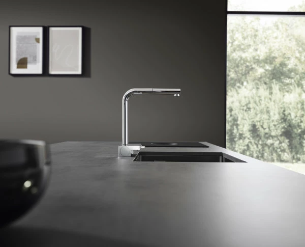 Hansgrohe Aquno Select M81 kjøkkenarmatur, uttrekkbar tut, krom Hansgrohe Aquno Select M81 Kjøkkenarmatur, Uttrekkbar Tut, Krom -Intra Butikk hansgrohe aquno select m81 kj 11