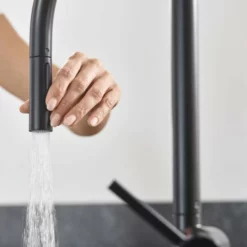 Hansgrohe Talis M54 Kjøkkenarmatur, Uttrekkbar Tut, Matt Sort -Intra Butikk hansgrohe talis m54 kjkkenarm 28