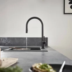 Hansgrohe Talis M54 Kjøkkenarmatur, Uttrekkbar Tut, Matt Sort -Intra Butikk hansgrohe talis m54 kjkkenarm 30