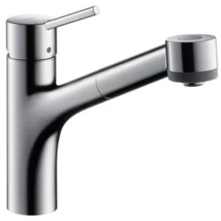Hansgrohe Talis S 170 Kjøkkenarmatur, Uttrekkbar Tut, Krom