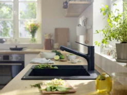 Hansgrohe Zesis M33 Kjøkkenarmatur, Uttrekkbar Tut, Matt Sort -Intra Butikk hansgrohe zesis m33 kjkkenarm 12