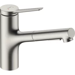 Hansgrohe Zesis M33 Kjøkkenarmatur, Uttrekkbar Tut, Rustfritt Stål
