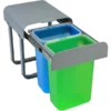 Intra Aladin 2 Avfallsbeholder, Blå/grønn