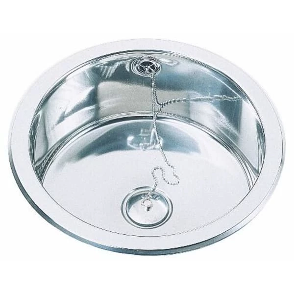Intra Barents BC313 kjøkkenvask Ø38 cm, rustfritt stål Intra Barents BC313 Kjøkkenvask Ø38 Cm, Rustfritt Stål -Intra Butikk intra barents bc313 kjkkenvas