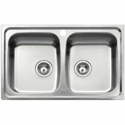 Intra Universo UNI200 Kjøkkenvask 79x50 Cm, Rustfritt Stål