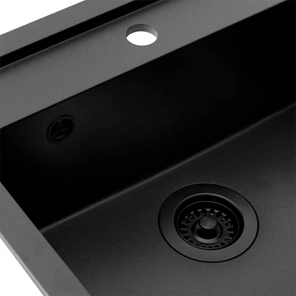 Lavabo Jupiter 60 kjøkkenvask 55,6x52,6 cm, sort Lavabo Jupiter 60 Kjøkkenvask 55,6x52,6 Cm, Sort -Intra Butikk lavabo jupiter 60 kjkkenvask 1