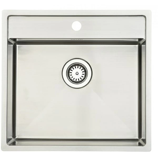 Lavabo Kubus 520 soft kjøkkenvask 53x50 cm, rustfritt stål Lavabo Kubus 520 Soft Kjøkkenvask 53x50 Cm, Rustfritt Stål -Intra Butikk lavabo kubus 520 soft kjkkenv