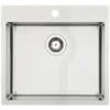 Lavabo Kubus 540 Soft Kjøkkenvask 54x50 Cm, Rustfritt Stål
