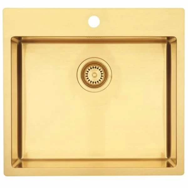 Lavabo Kubus 540 soft kjøkkenvask 54x50 cm, gull Lavabo Kubus 540 Soft Kjøkkenvask 54x50 Cm, Gull -Intra Butikk lavabo kubus 540 soft kjkkenv 4