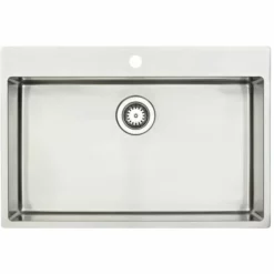 Lavabo Kubus 720 Soft Kjøkkenvask 74x50 Cm, Rustfritt Stål