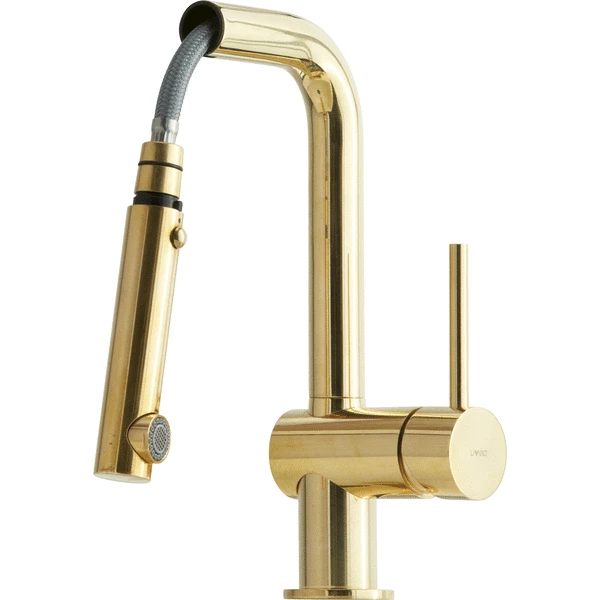 Lavabo Kubus kjøkkenarmatur, uttrekkbar tut, messing Lavabo Kubus Kjøkkenarmatur, Uttrekkbar Tut, Messing -Intra Butikk lavabo kubus kjkkenarmatur u 8