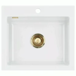 Lavabo Mera 57 Kjøkkenvask 57,5x51 Cm, Hvit