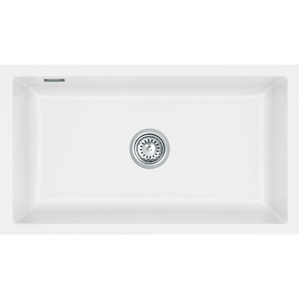 Lavabo Mera 80U kjøkkenvask 77,6x44,1 cm, matt hvit Lavabo Mera 80U Kjøkkenvask 77,6x44,1 Cm, Matt Hvit -Intra Butikk lavabo mera 80u kjkkenvask 77