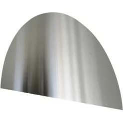 Millarco Veggplate Buet 800x400mm. Børstet Rustfritt Stål