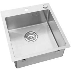 Prisma Oakland Kjøkkenvask 44,5x50 Cm, Rustfritt Stål