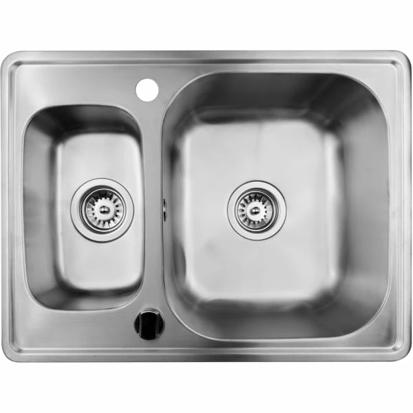 Prisma Odder kjøkkenvask 59,4x49 cm, rustfritt stål Prisma Odder Kjøkkenvask 59,4x49 Cm, Rustfritt Stål -Intra Butikk prisma odder kjkkenvask