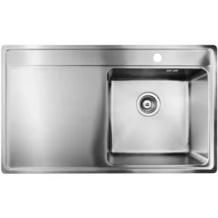 Prisma Vejle BK1BA Kjøkkenvask 85x50,6 Cm, Rustfritt Stål