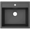 Prisma Washington Kjøkkenvask 56x51 Cm, Sort
